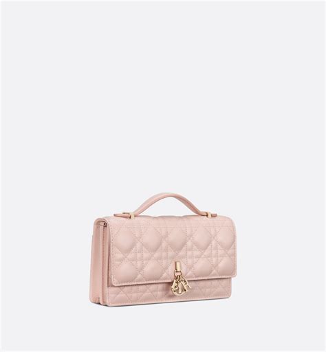 Miss Dior Mini Bag Powder Pink Cannage Lambskin